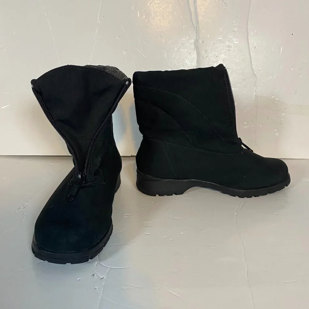 Toe Warmers Black Women’s Waterproof Alyssa Winter Boots Size 7.5 W